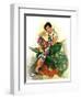 "Woman in Wheelbarrow,"June 20, 1931-Ellen Pyle-Framed Premium Giclee Print