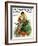 "Woman in Wheelbarrow," Saturday Evening Post Cover, June 20, 1931-Ellen Pyle-Framed Giclee Print