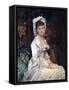 Woman in White, 1879-Eva Gonzales-Framed Stretched Canvas