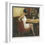 Woman in White 1-Sandra Smith-Framed Art Print