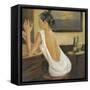 Woman in White 2-Sandra Smith-Framed Stretched Canvas