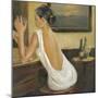 Woman in White 2-Sandra Smith-Mounted Art Print