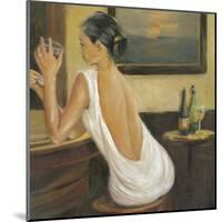 Woman in White 2-Sandra Smith-Mounted Art Print