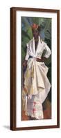 Woman In White II-Boscoe Holder-Framed Giclee Print