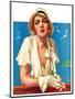 "Woman in White,"June 18, 1932-Tempest Inman-Mounted Giclee Print