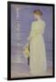 Woman in White on a Beach, 1893-Peder Severin Kröyer-Framed Giclee Print