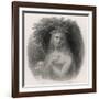 Woman in White-H Howard-Framed Art Print