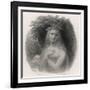 Woman in White-H Howard-Framed Art Print