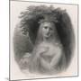 Woman in White-H Howard-Mounted Art Print