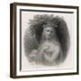 Woman in White-H Howard-Framed Art Print