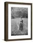 Woman in Wooded Meadow-null-Framed Photographic Print