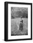 Woman in Wooded Meadow-null-Framed Photographic Print
