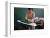 Woman Ironing at Home-William P. Gottlieb-Framed Premium Photographic Print