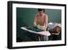 Woman Ironing at Home-William P. Gottlieb-Framed Photographic Print