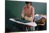 Woman Ironing at Home-William P. Gottlieb-Mounted Photographic Print