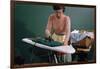 Woman Ironing at Home-William P. Gottlieb-Framed Photographic Print