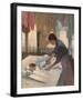 Woman Ironing, c.1876 - 1887-Edgar Degas-Framed Giclee Print