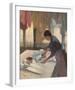 Woman Ironing, c.1876 - 1887-Edgar Degas-Framed Giclee Print