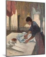 Woman Ironing, c.1876 - 1887-Edgar Degas-Mounted Giclee Print