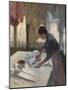 Woman Ironing, C.1876-87-Edgar Degas-Mounted Giclee Print