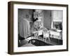 Woman Ironing in Slum Home-William C^ Shrout-Framed Photographic Print