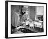 Woman Ironing in Slum Home-William C^ Shrout-Framed Photographic Print