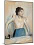 Woman Ironing-Edgar Degas-Mounted Art Print