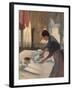 Woman Ironing-Edgar Degas-Framed Giclee Print