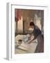 Woman Ironing-Edgar Degas-Framed Giclee Print