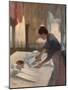 Woman Ironing-Edgar Degas-Mounted Giclee Print