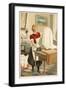 Woman Ironing-null-Framed Giclee Print