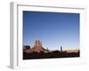 Woman Jogging, Monument Valley Navajo Tribal Park, Utah Arizona Border, USA-Angelo Cavalli-Framed Photographic Print