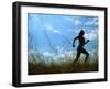 Woman Jogging-Cristina-Framed Premium Photographic Print