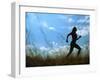 Woman Jogging-Cristina-Framed Premium Photographic Print