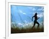 Woman Jogging-Cristina-Framed Photographic Print