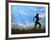 Woman Jogging-Cristina-Framed Photographic Print