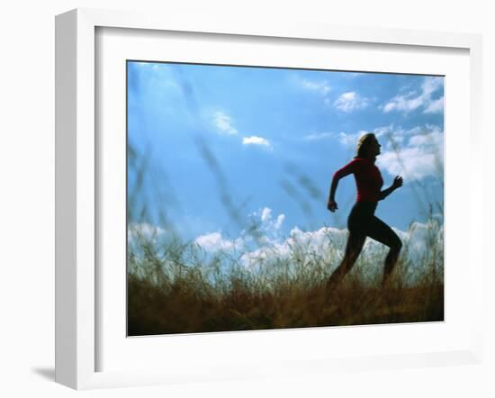 Woman Jogging-Cristina-Framed Photographic Print