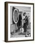 Woman Keeping Fit in the Titanic's Gymnasium-null-Framed Premium Photographic Print