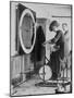 Woman Keeping Fit in the Titanic's Gymnasium-null-Mounted Premium Photographic Print