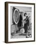 Woman Keeping Fit in the Titanic's Gymnasium-null-Framed Photographic Print