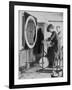 Woman Keeping Fit in the Titanic's Gymnasium-null-Framed Photographic Print