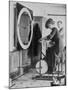 Woman Keeping Fit in the Titanic's Gymnasium-null-Mounted Photographic Print