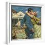 Woman Kissing Man, 1955-null-Framed Giclee Print