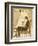 Woman Knitting 1929-null-Framed Photographic Print