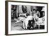 Woman Laid on the Kneel of a Man Have Her Bottom Smacked, 40'S-null-Framed Photo