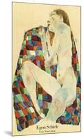 Woman Laying Nude, 1911-Egon Schiele-Mounted Art Print