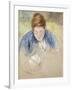 Woman Leaning over Baby-Mary Cassatt-Framed Giclee Print