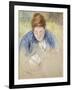 Woman Leaning over Baby-Mary Cassatt-Framed Giclee Print