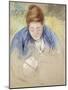 Woman Leaning over Baby-Mary Cassatt-Mounted Giclee Print