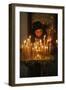 Woman lighting a candle, Trinity Cathedral-Godong-Framed Photographic Print